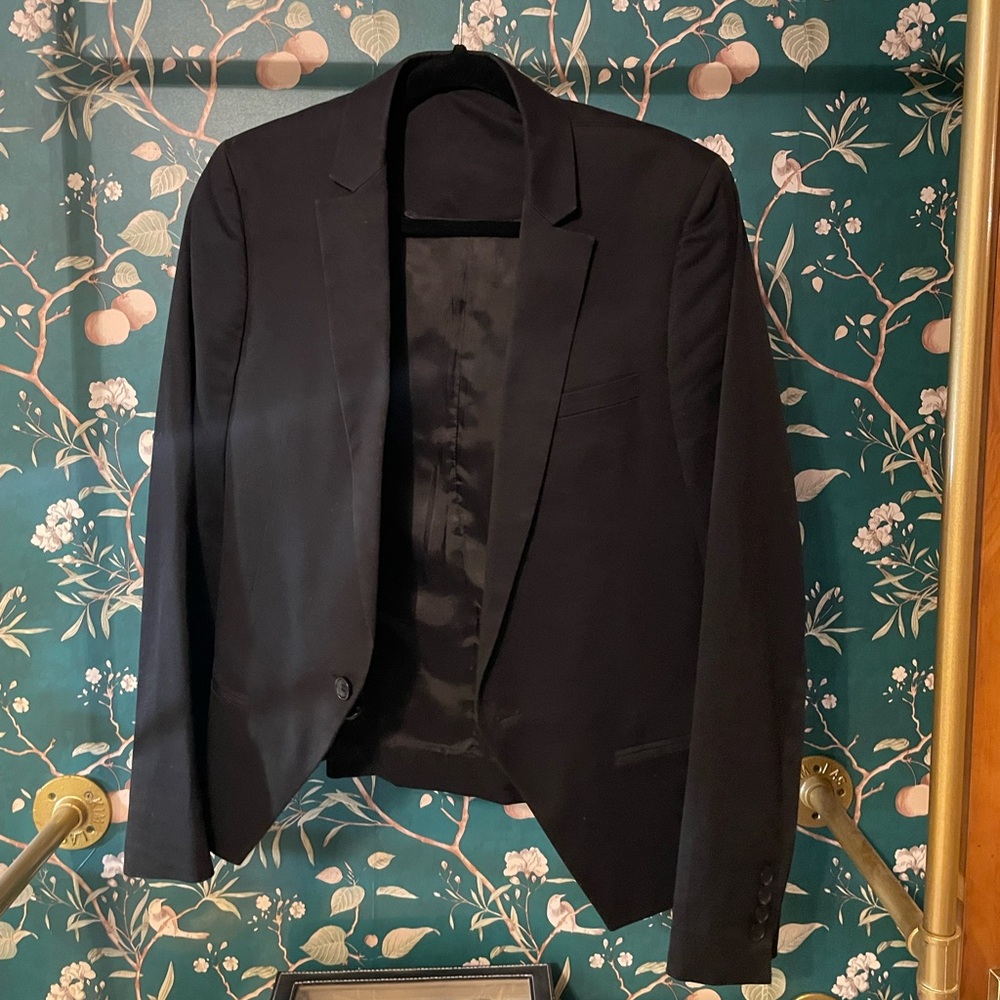 Topman tuxedo style suit jacket